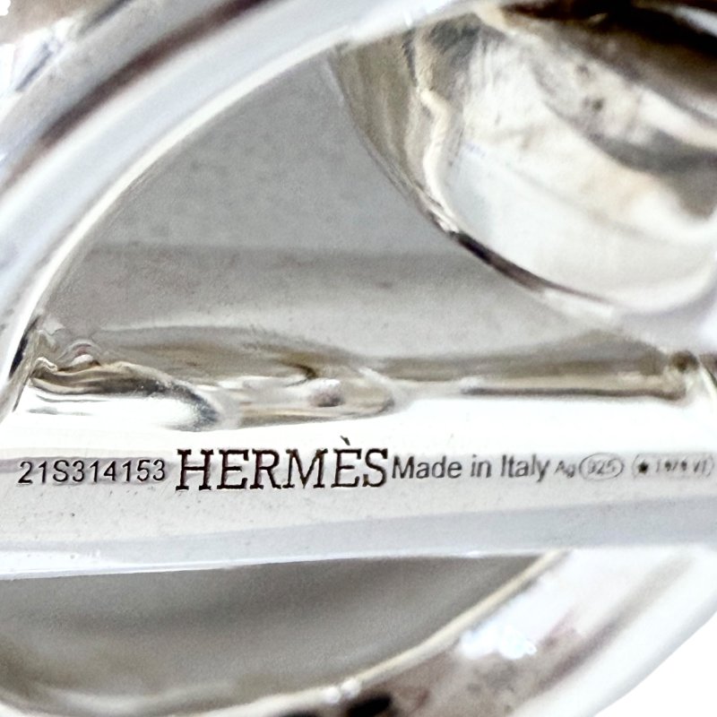 HERMES Reponse 豬鼻子🐽 純銀 耳環-5