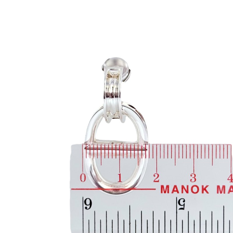 HERMES Reponse 豬鼻子🐽 純銀 耳環-6