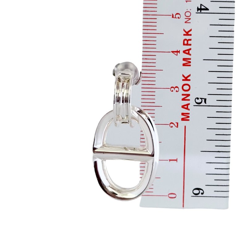 HERMES Reponse 豬鼻子🐽 純銀 耳環-7