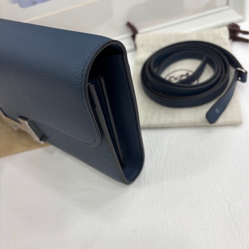 Hermes爱马仕 constance togo 康康togo普鲁士蓝银扣 W刻  全新-3