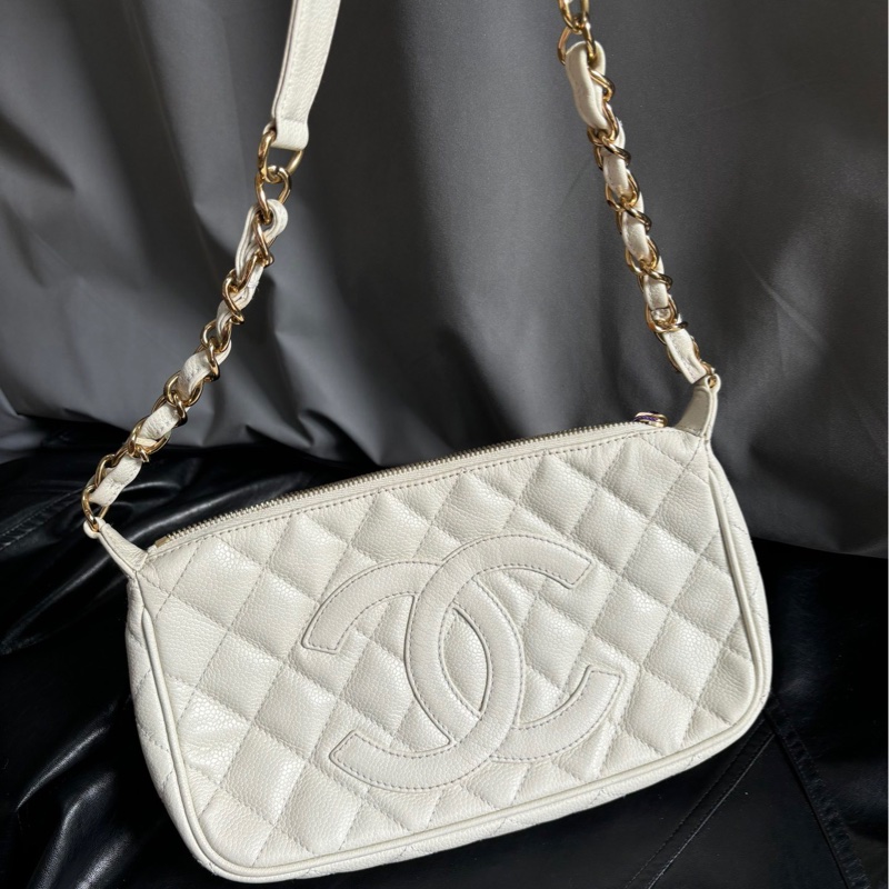 【閒置❤️】 Chanel 白金腋下單肩包 Jennie同款-0