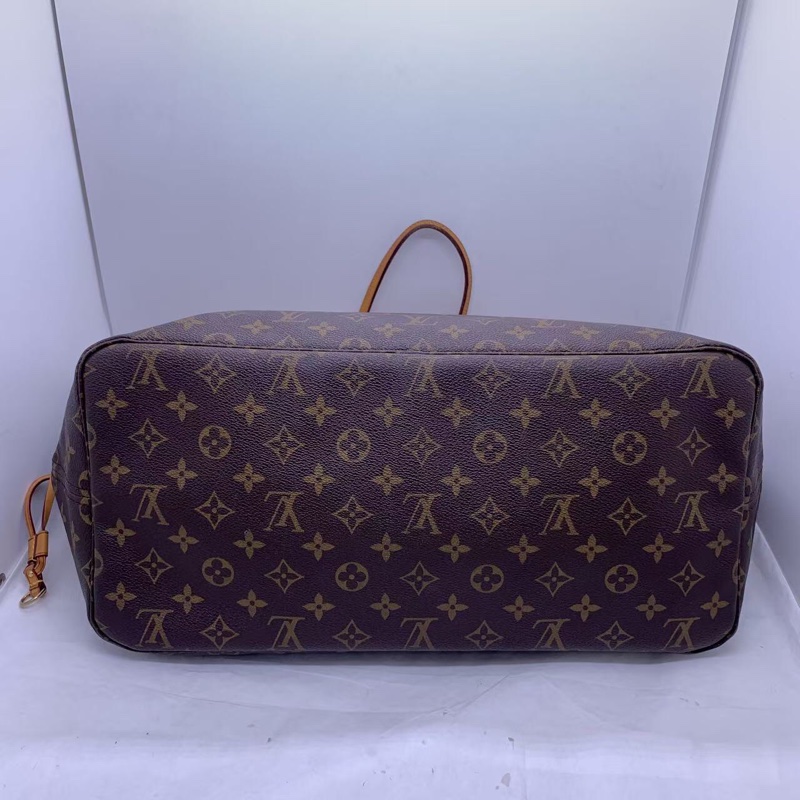 二手 lv neverfull 大號老花,包口手柄內里發黑磨損,包有異味-3