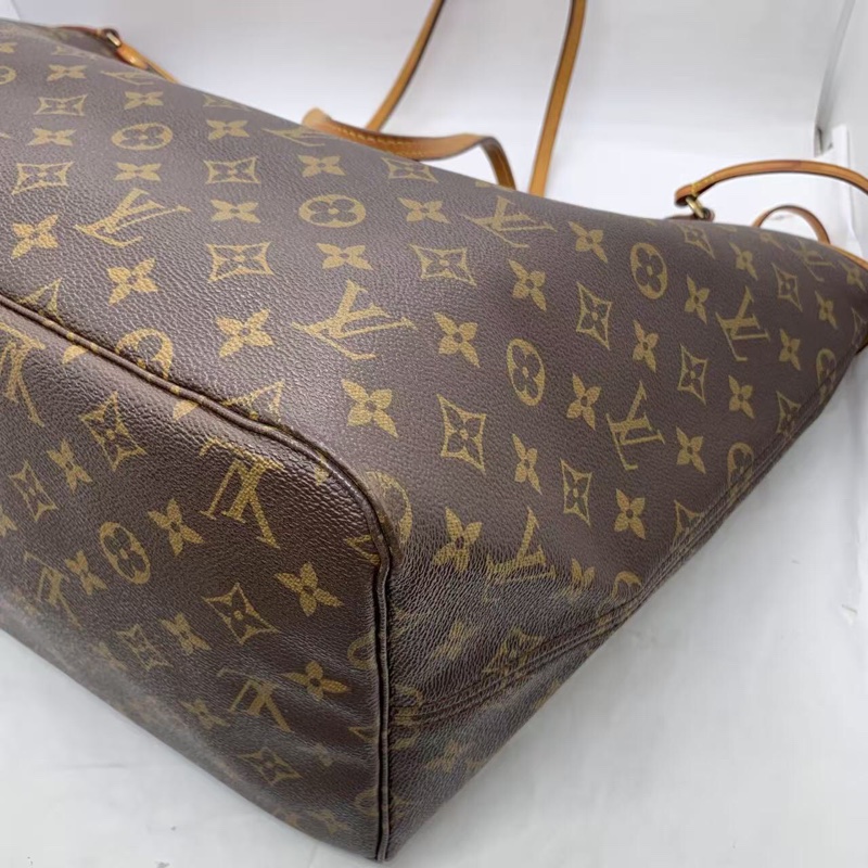 二手 lv neverfull 大號老花,包口手柄內里發黑磨損,包有異味-7