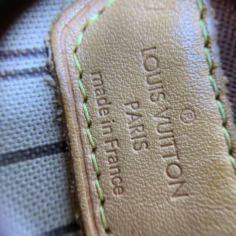 二手 lv neverfull 大號老花,包口手柄內里發黑磨損,包有異味-10