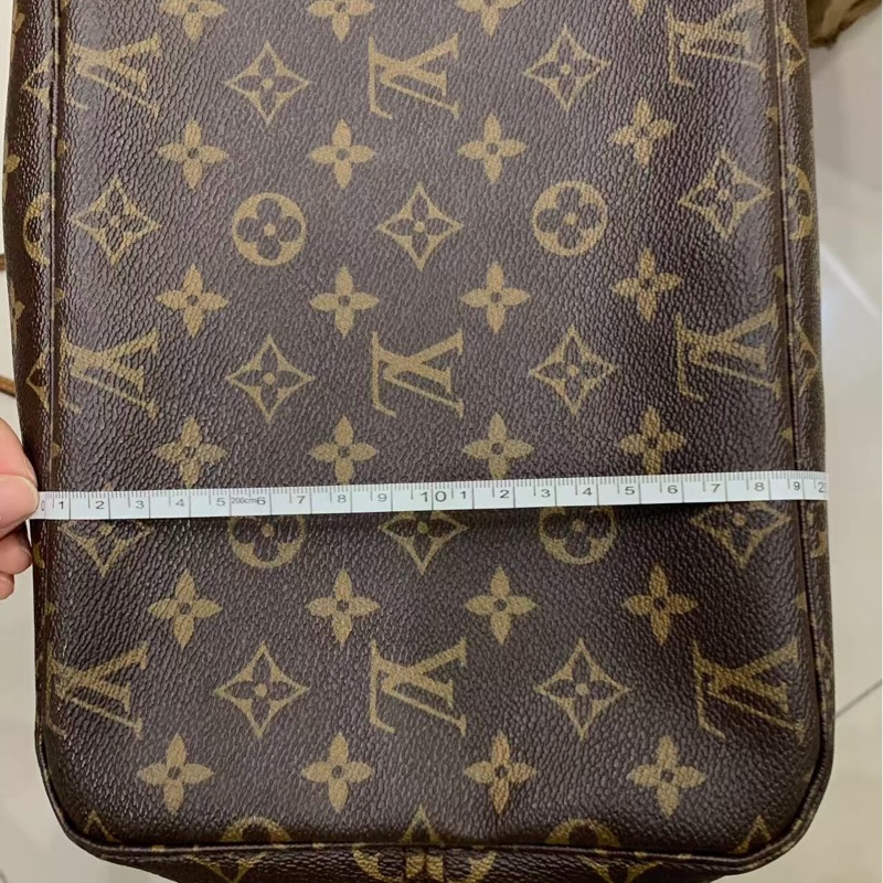 二手 lv neverfull 大號老花,包口手柄內里發黑磨損,包有異味-17