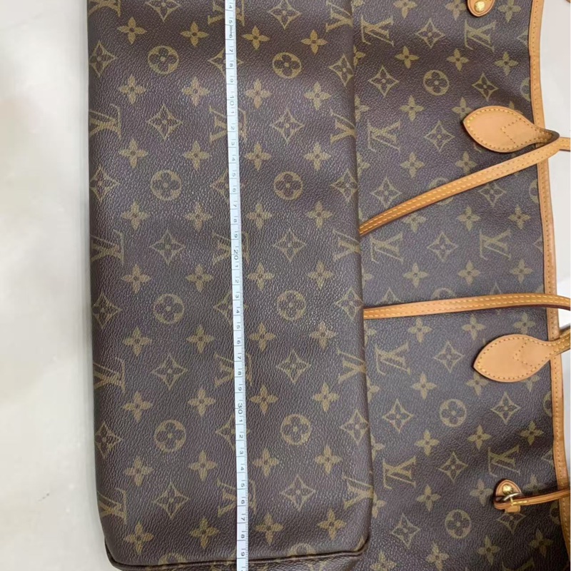 二手 lv neverfull 大號老花,包口手柄內里發黑磨損,包有異味-18