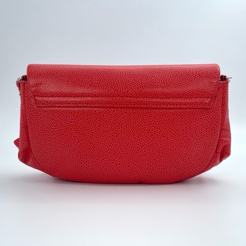 「JL精品代購」香奈兒龍蝦紅魚子醬牛皮元寶鏈條包-3