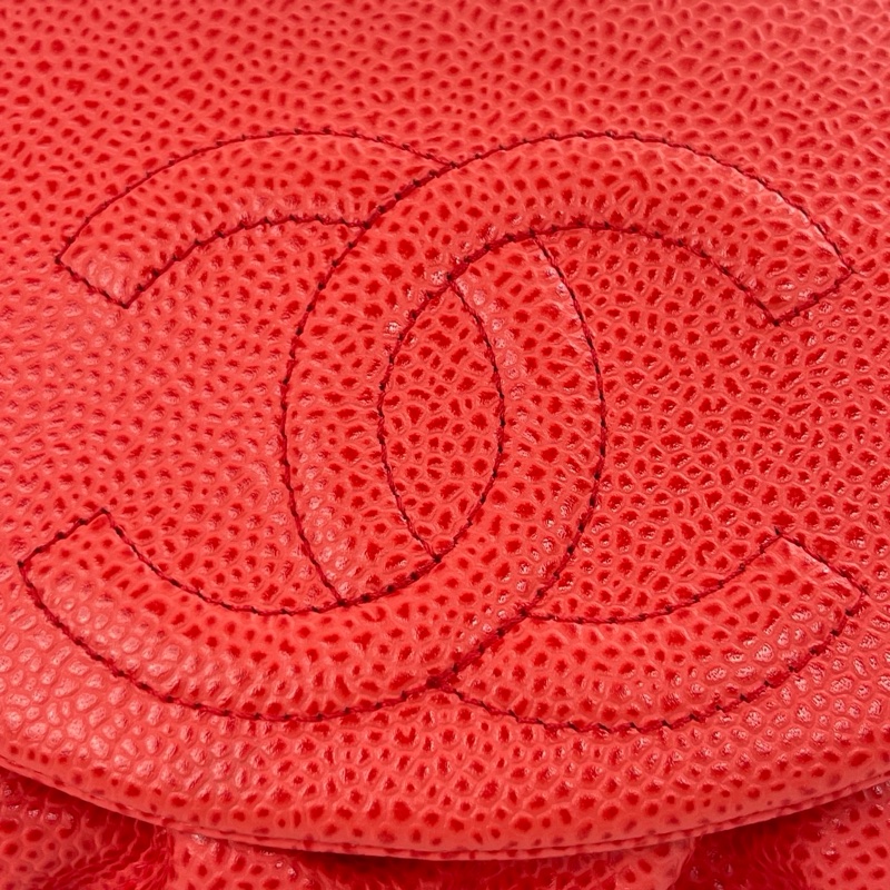 「JL精品代購」香奈兒龍蝦紅魚子醬牛皮元寶鏈條包-11