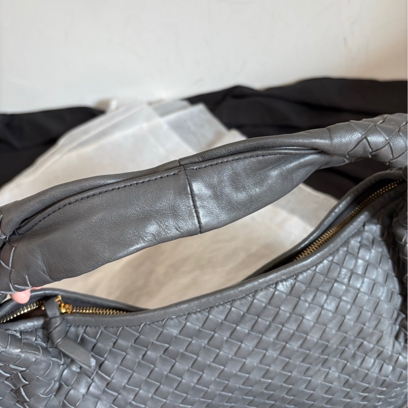 【近新閒置❤️】 bv葆蝶家 深灰色中號和尚包 單肩包-4