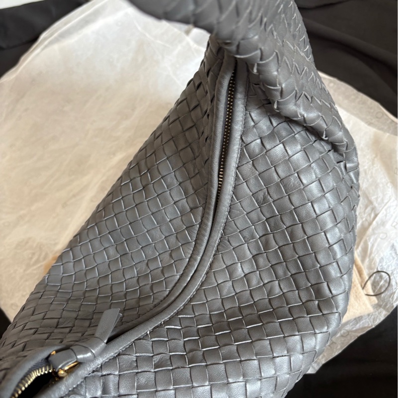 【近新閒置❤️】 bv葆蝶家 深灰色中號和尚包 單肩包-7