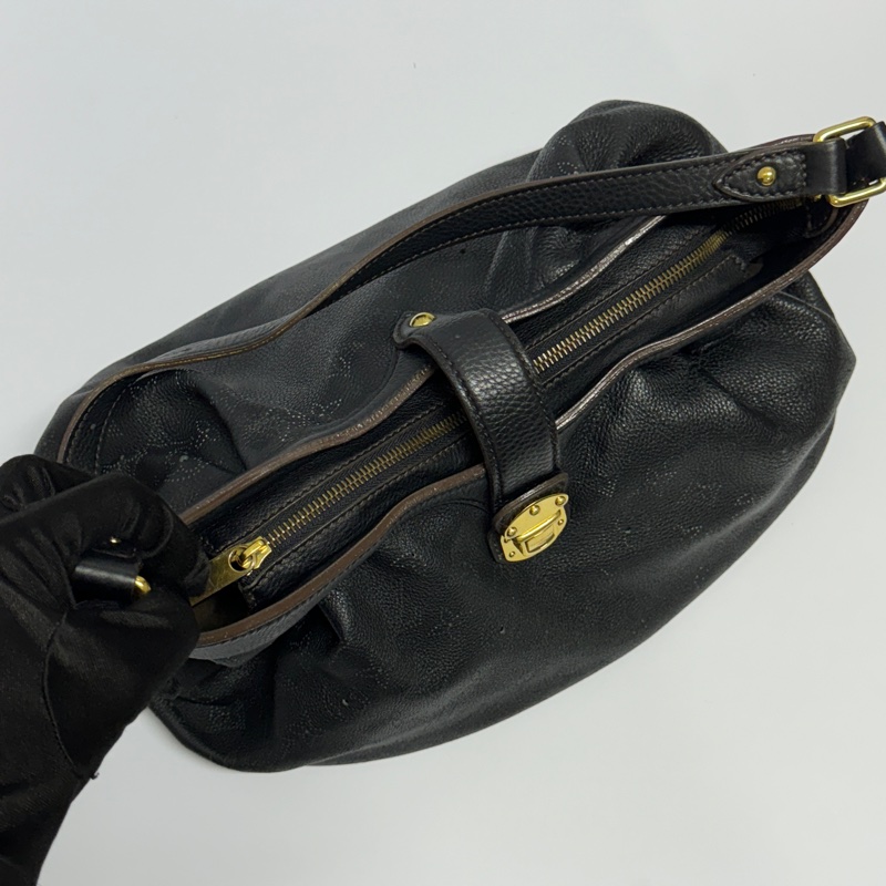 (超稀有⏰) LV Mahina 全牛皮 水餃包 肩背+腋下包 專櫃13萬!-14