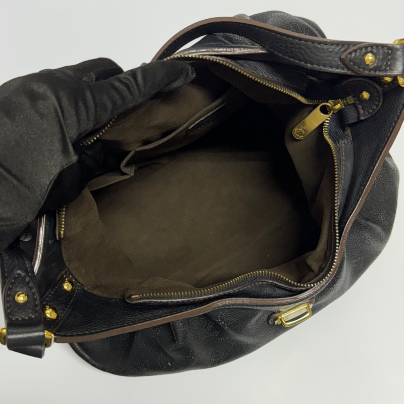 (超稀有⏰) LV Mahina 全牛皮 水餃包 肩背+腋下包 專櫃13萬!-15