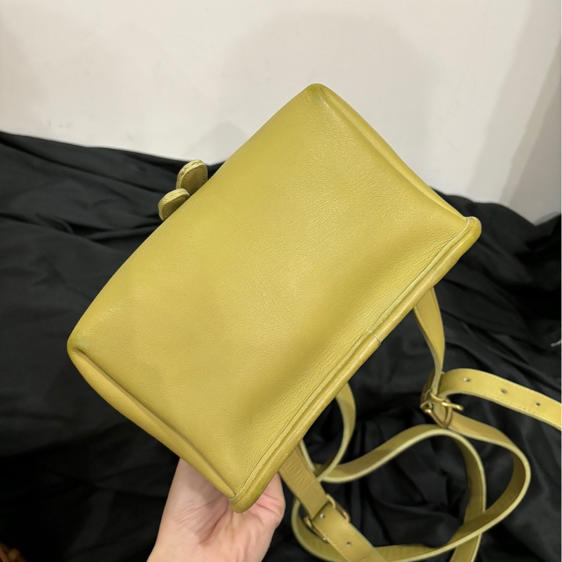 【近新閒置❤️】 old coach 牛油果雙肩包 背包-4