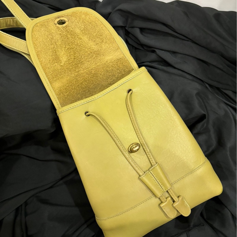 【近新閒置❤️】 old coach 牛油果雙肩包 背包-7