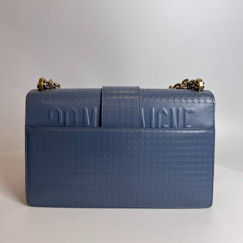 DIOR 莫蘭迪藍蒙田30 金鍊包-1