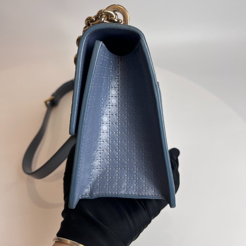DIOR 莫蘭迪藍蒙田30 金鍊包-2