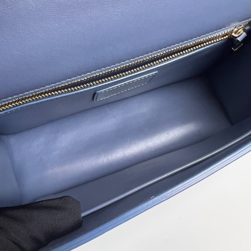 DIOR 莫蘭迪藍蒙田30 金鍊包-5