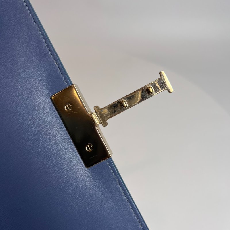 DIOR 莫蘭迪藍蒙田30 金鍊包-8