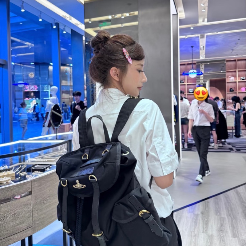 Vivienne Westwood 西太后 雙肩包 大號 帆布-4