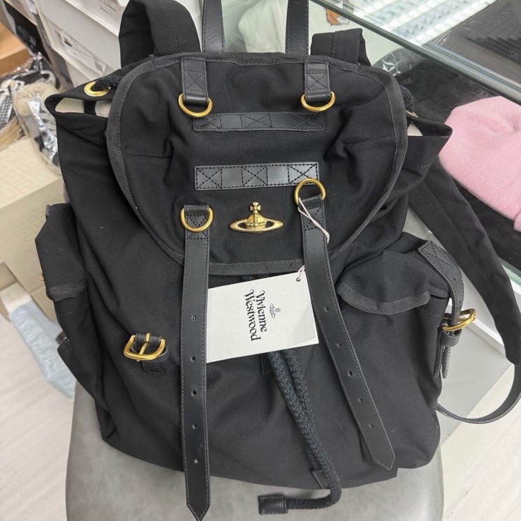 Vivienne Westwood 西太后 雙肩包 大號 帆布-5