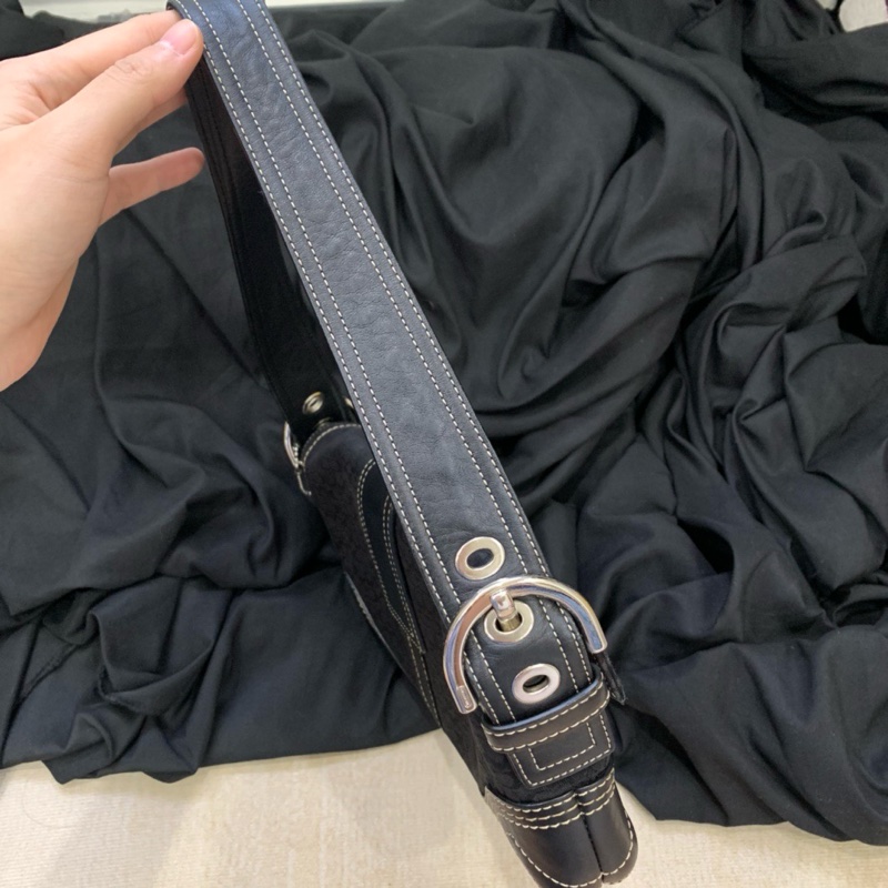 【近新閒置❤️】 coach 老花法棍 單肩包 腋下包-6