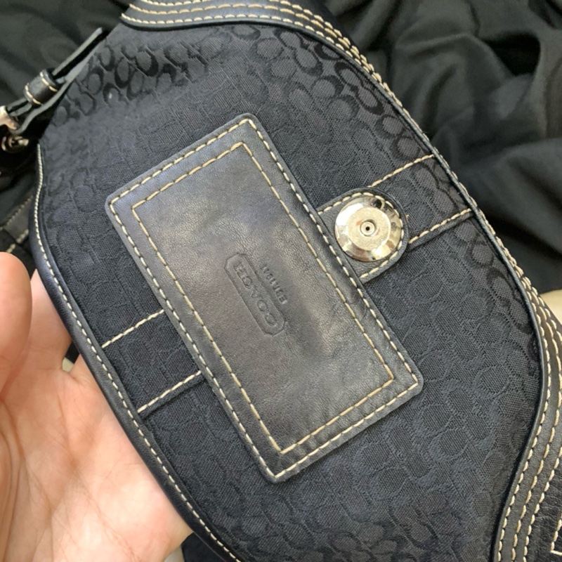 【近新閒置❤️】 coach 老花法棍 單肩包 腋下包-8