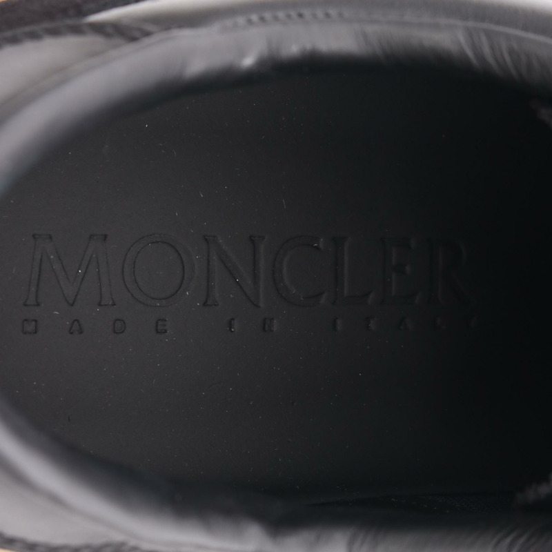MONCLER MONACO 2 運動鞋 4M00060M449899941 皮革/絨面革 黑色 #41 全新 男款-4