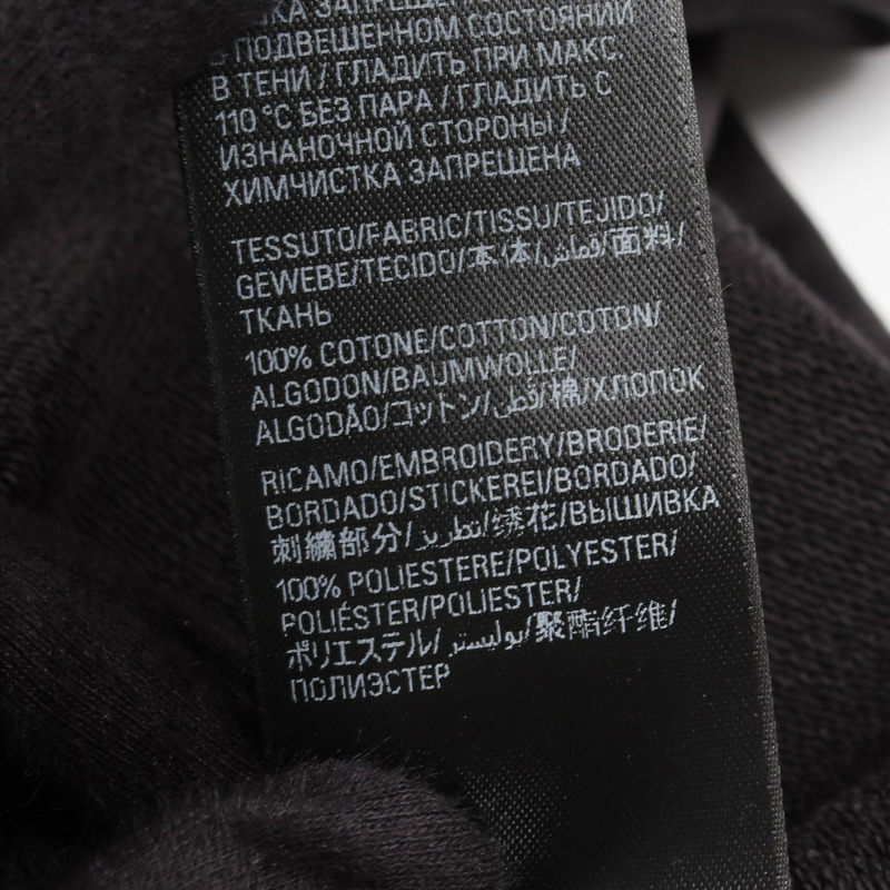 BALENCIAGA 連帽衫 818433TRVJ310702 純棉 黑色 全新 男女通用-4