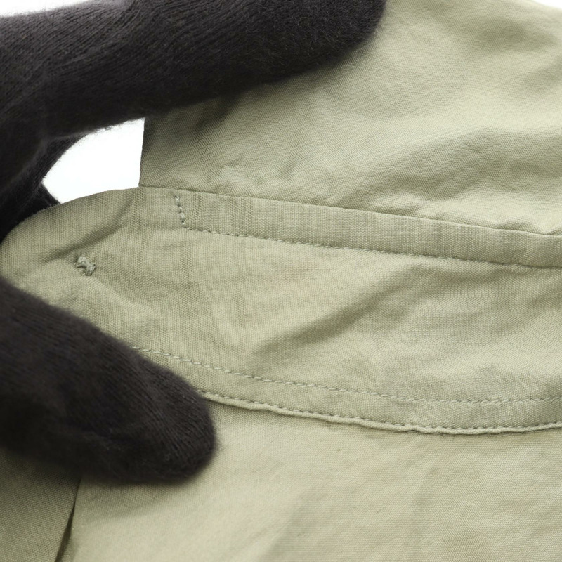 PRADA 上衣 #40 襯衫 SC693 純棉 綠色 二手 男款-5