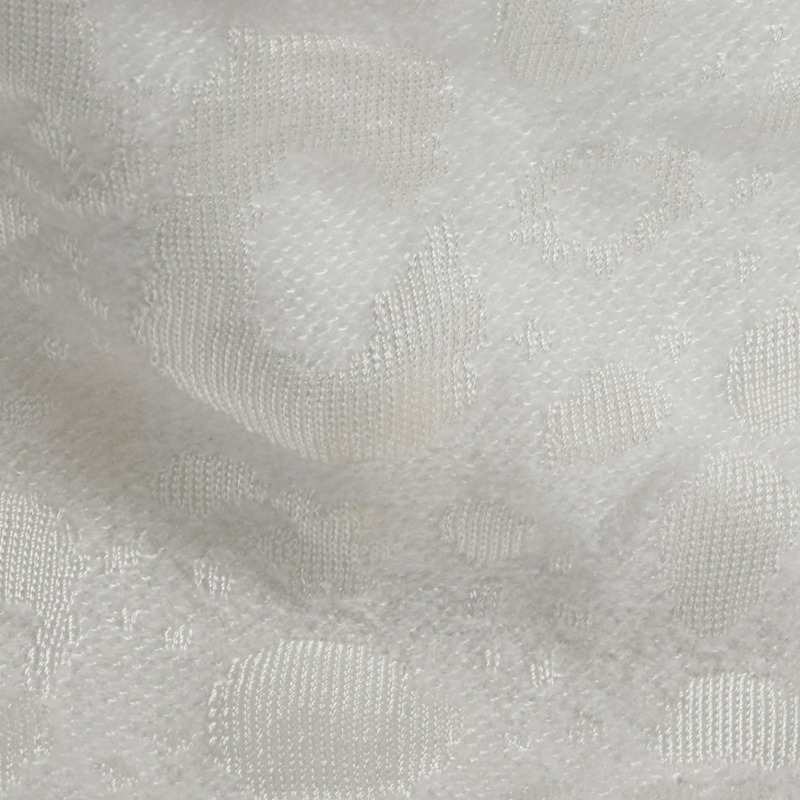 香奈兒 COCO 標誌紐扣短版針織開襟衫 #40 黏膠白色二手女款-5