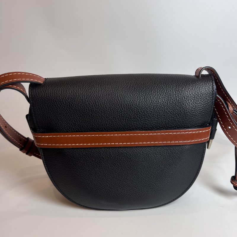 LOEWE 黑拚棕GATE SMALL-1