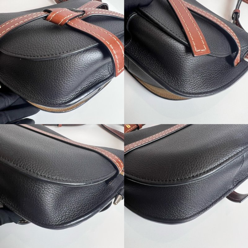 LOEWE 黑拚棕GATE SMALL-9