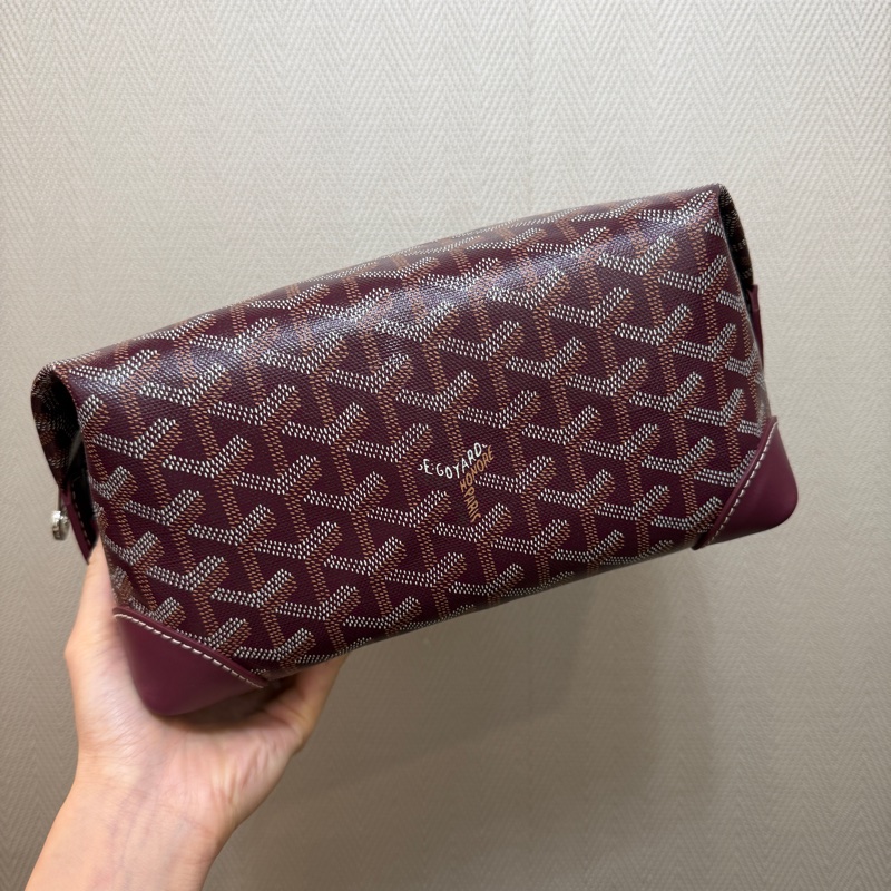 Goyard 棕色PVC Bowing Toiletry化妝包-0