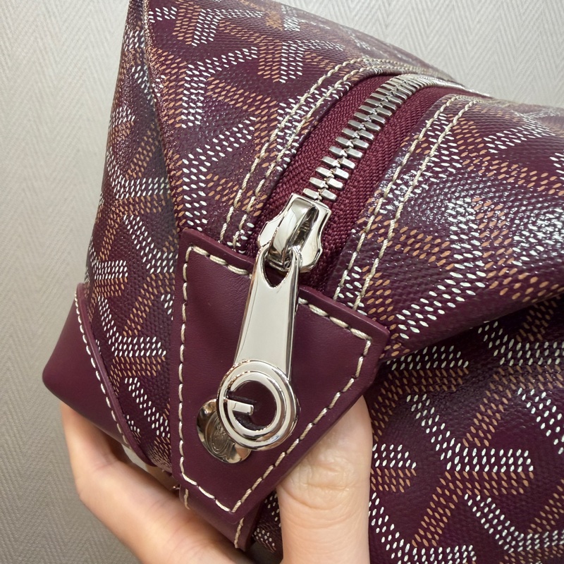 Goyard 棕色PVC Bowing Toiletry化妝包-1