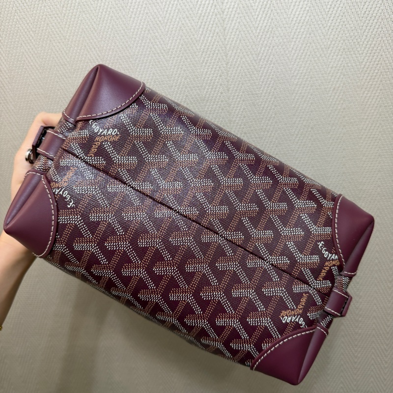Goyard 棕色PVC Bowing Toiletry化妝包-3