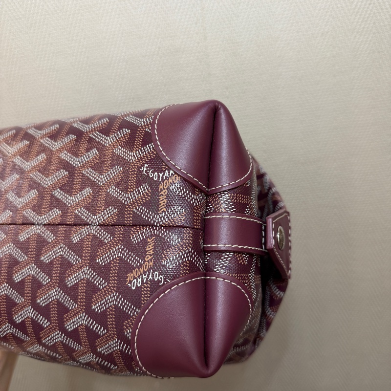 Goyard 棕色PVC Bowing Toiletry化妝包-5