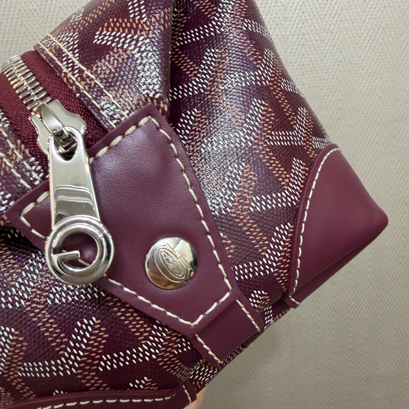 Goyard 棕色PVC Bowing Toiletry化妝包-7