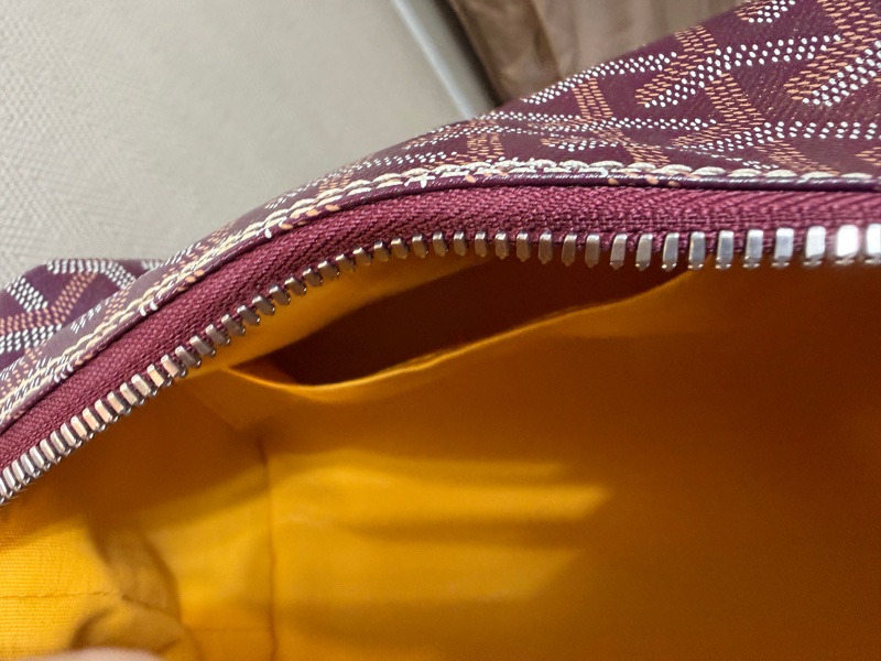 Goyard 棕色PVC Bowing Toiletry化妝包-9