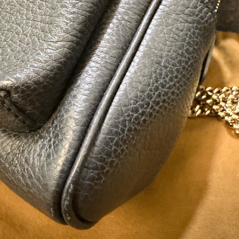 GUCCI  正品 431570 黑色款 SOHO 後背包 鏈條包-8