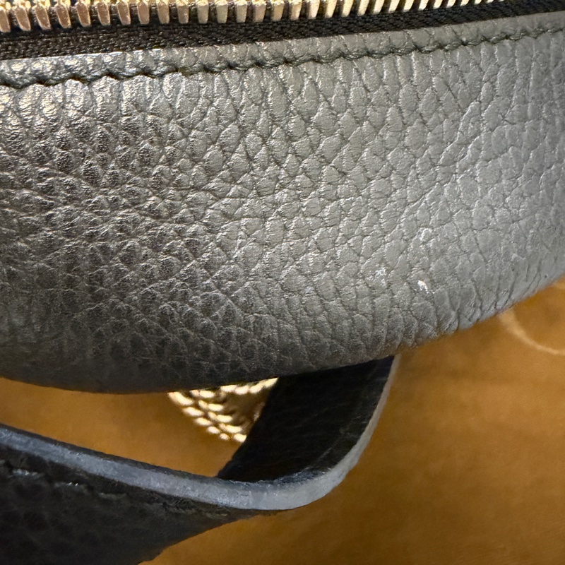 GUCCI  正品 431570 黑色款 SOHO 後背包 鏈條包-17