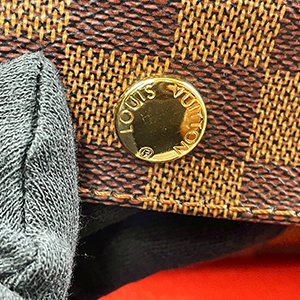 *奢華大道國際精品*【L3312】LV 咖啡色棋盤格 NAGLIO 上蓋釦式郵差包 N45255-4