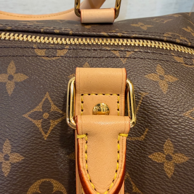 LV 原花金釦Keepall 50手提斜背旅行袋M41416-6