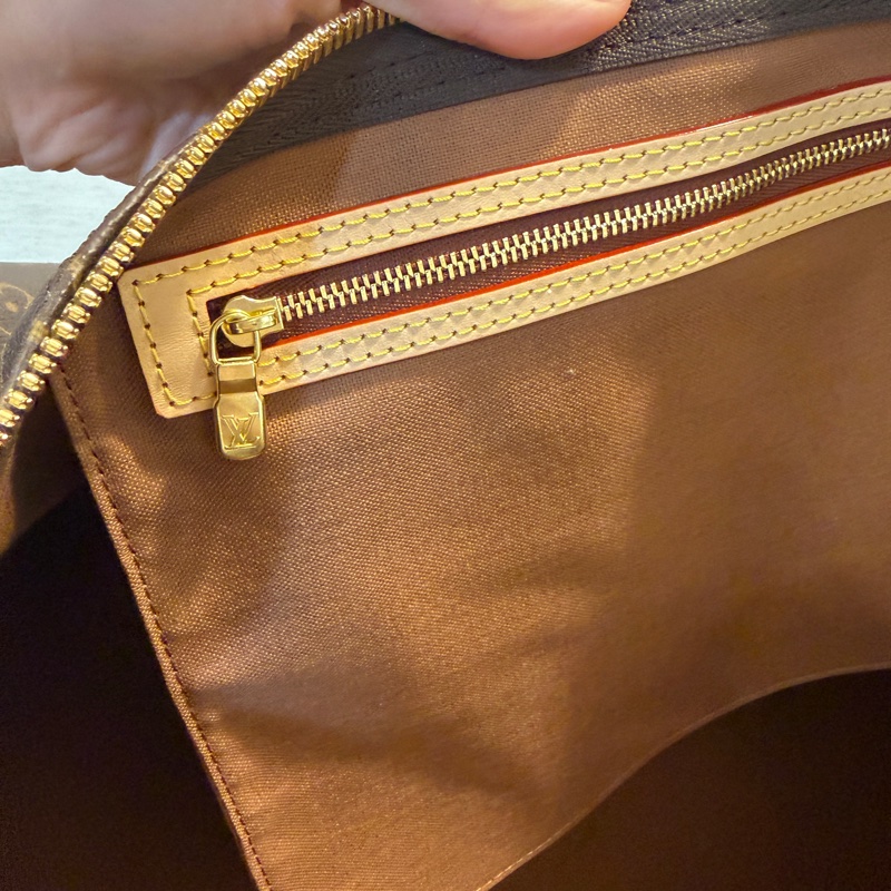 LV 原花金釦Keepall 50手提斜背旅行袋M41416-23