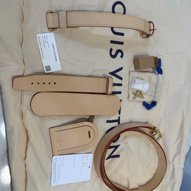 LV 原花金釦Keepall 50手提斜背旅行袋M41416-28