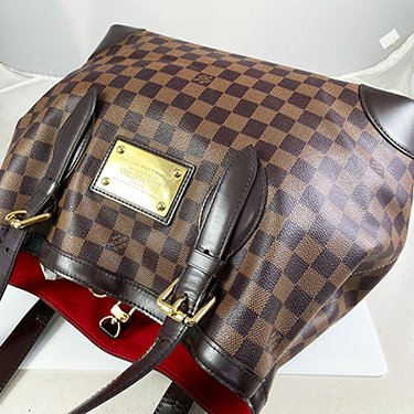 *奢華大道國際精品＊【L3269】 LV 咖啡色棋盤格金牌肩背包 N51204-2