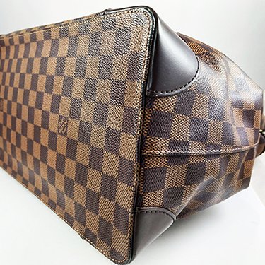 *奢華大道國際精品＊【L3269】 LV 咖啡色棋盤格金牌肩背包 N51204-4