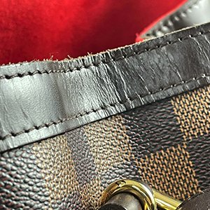 *奢華大道國際精品＊【L3269】 LV 咖啡色棋盤格金牌肩背包 N51204-7