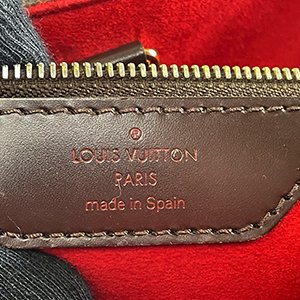 *奢華大道國際精品＊【L3269】 LV 咖啡色棋盤格金牌肩背包 N51204-11