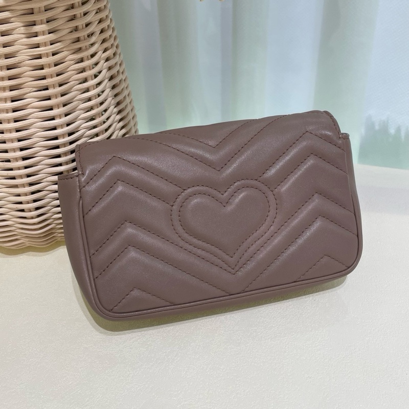 Gucci古馳mini馬蒙鏈條包marmont包-2