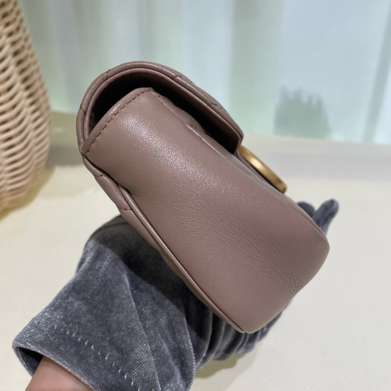 Gucci古馳mini馬蒙鏈條包marmont包-4